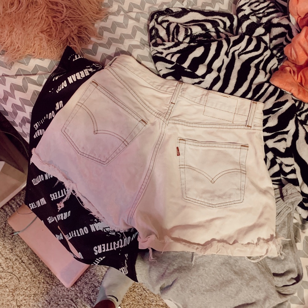 Denim shorts